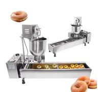 donut machine, has fully automatic temperature control, energy saving and safety, and a stainless steel structure that is hygienic and durable, meeting the product needs of bakeries.