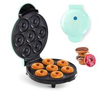 Donut Maker - Double-Sided Heating, Non-Stick Surface for Breakfast, Snacks, Desserts - Makes 7 Doughnuts