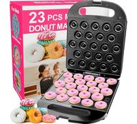 Donut Maker with 23 Mini Karken - Electric Donut Maker, Non-Stick Quick Heating, Easy to Use for Home and Restaurants, Perfect for Breakfast, Snacks