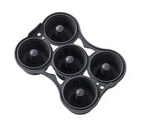 Donut Molds for Baking, Air Fryer Donut Pans Silicone, Reusable Bagel Maker Pan, 8.27 X 6.3 X 2.36 Inches Brownies Cookie Cake Pastry Cupcake Dessert, Home Kitchen Christmas Party