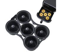 Donut Molds, Silicone Air Fryer Donut, Reusable Bagel Maker Baking Pans Ideal for Brownies, Cakes, Pastries, Cupcakes, Desserts, Perfect Home Kitchen, Christmas, and Party Use