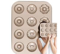 Donut Mould For Baking In The Oven - Non-Stick Bakeware For Cakes, Donut Mould | For Breakfast Preparing, Dessert Making, and Cooking