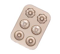Donut Mould For Baking, Kitchen Non-stick, Donut Mould with Holes | for Breakfast Preparation, Dessert Making and Cooking for Baking
