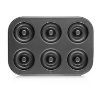 Donut Pan - Non-Stick Donut Pans for Donuts, Baking Pan for Cìambelle | Baking with 6 Holes in Carbon Steel Non-Stick Reusable, Bagel Cake Pēr Bread Cake