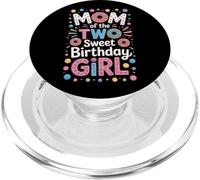 Donut Party Mom Of The Two Sweet Birthday Girl Family PopSockets PopGrip for MagSafe