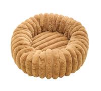 Donut Pet Bed for Dogs and Cats, Round Plush Sew | Donut Shaped Cat Bed Washable for Indoor Floor Corner Bedroom Balcony