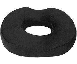 Donut Pillow Seat Cushion Orthopedic Design| Tailbone & Coccyx Memory Foam Pillow | Pain Relief for Hemorrhoid, Pregnancy Post Natal, Surgery, Sciatica and Relieves Tailbone Pressure by Pillow Palace