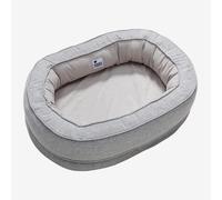 Donut Shape Orthopedic Dog Bed Size L Gray