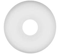 Donut-Shaped Memory Foam Pressure Relief Ring Cushion For Pressure Relief from Coccyx and Tailbone Pain, Haemorrhoid, Pregnancy Post Natal, Surgery, and Sciatica, with a White washable cover.