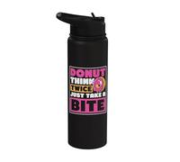 Donut Think Twice - Donuts Stainless Steel Insulated Water Bottle