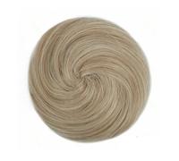 Donut Updo Accessory Hairpieces for Women Synthetic Space Bun Mini Claw Clip in Messy Fake Hair Bun Extensions Wig Hair Ponytail for Women Girls(Blonde,1pc)