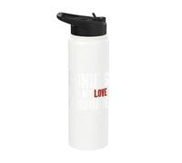 Donuts are My Love Language Funny Food Stainless Steel Insulated Water Bottle