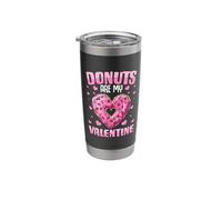 Donuts are My Valentine Stainless Steel Insulated Tumbler