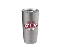 Donuts Fix Everything Fun Quote Stainless Steel Insulated Tumbler