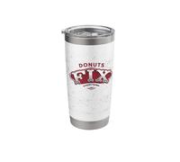 Donuts Fix Everything Fun Quote Stainless Steel Insulated Tumbler