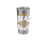 Donuts Heal The Soul Vintage Stainless Steel Insulated Tumbler