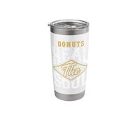 Donuts Heal The Soul Vintage Stainless Steel Insulated Tumbler