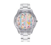 Donuts Ice-Cream Quartz Watch Alloy Watch Dress Decorative for Business Men Women with Design Pattern Print