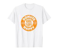 Donuts Lovers Donuts Make People Happy Distressed Graphic T-Shirt