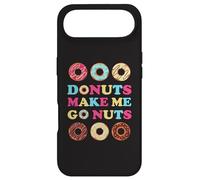 Donuts Make Me Go Nuts Funny Donut Lover Jelly Doughnut Love Case for iPhone Air