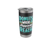 Donuts Where Happiness is Always - Donuts Stainless Steel Insulated Tumbler