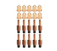 Donwind 10Pcs 220941 Plasma Tips 10Pcs 220842 Plasma Electrode Fit PMX 45XP/65/85/105