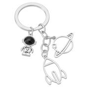 DONWOIE Astronaut Keyring, Space Keychain Bag Charms for Women