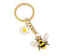 DONWOIE Bee Keyring, Insect Keychain Bag Charms for Women
