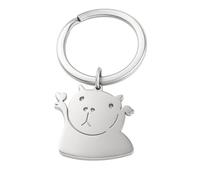 DONWOIE Capybara Keyring, Animal Keychain Bag Charms for Women | Cute Key Rings with Minimalist Capybara Gifts for Animal Enthusiasts Friends Family Sister Boys and Girls