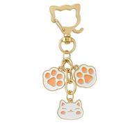 DONWOIE Cat Keyring, Paw Keychain Bag Charms for Women