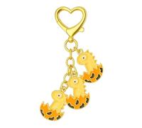DONWOIE Dinosaur Keyring, Dino Keychain Bag Charms for Women