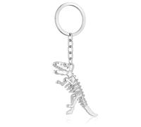 DONWOIE Dinosaur Keyring-Dinosaur Keychain Bag Charms for Women, Cool Key Rings Gifts for Dinosaurs Lovers, Paleontology Fans & Unique Accessory Seekers