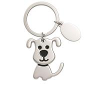 DONWOIE Dog Keyring, Puppy Keychain Bag Charms for Women