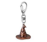 DONWOIE Hat Keyring - Mystical Wizard Hat Keychain Bag Charms for Women with Stars, Moon, and Crystal Decorations, Cool Key Rings Gifts for Magic & Fantasy Lovers