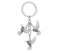 DONWOIE Hummingbird Keyring, Bird Keychain Bag Charms for Women