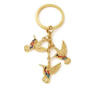 DONWOIE Hummingbird Keyring, Bird Keychain Bag Charms for Women