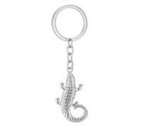 DONWOIE Lizard Keyring -Lizard Keychian Bag Charms for Women with Realistic Textured Scales, Unique Key Rings Gifts for Reptile Lovers & Edgy Style Seekers