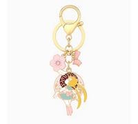 DONWOIE Sailor Moon Keyring - Cute Usagi Tsukino Anime Keychain Bag Charms for Women with Cherry Blossom & Angel Wings, Cool Key Rings Gifts for Manga Fans