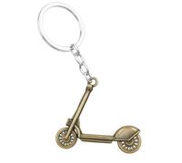 DONWOIE Scooter Keyring - Tone Keychain Bag Charms for Women with Vintage Kick Scooter Model, Cool Key Rings Gifts for Street Culture Fans
