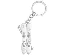 DONWOIE Snowboarder Keyring - Skiing Keychain Bag Charms for Men with Snowboard Design, Sports Key Rings Gifts for Ski Lovers