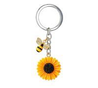DONWOIE Sunflower Keyring, Bee Keychain Bag Charms for Women