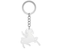 DONWOIE Unicorn Keyring, Animal Keychain Bag Charm for Women Men