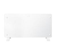 DONYER POWER 2000W Convector Heater, Ultra-thin Wall-mounted or Freestanding, Ultra-white Glass Panel