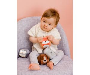 Dooballs - Set of 4 Soft Animal Balls - BABYTOLOVE multicolor