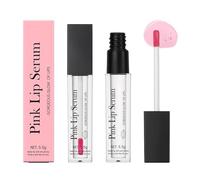 DOOCECIY 2 PCS Pink Lip Serum, Color Changing Moisturizing Lip Gloss Plumper for Women