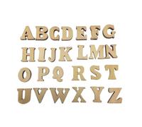 DOOCECIY 208 PCS Wooden Alphabet Letters for Crafts, Scrabble Letters for Early Educational Learning