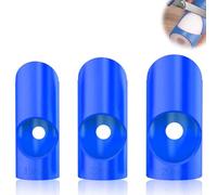 DOOCECIY 3 PCS Pipe Lagging Cutting Tool, Pipe Insulation Cutter Guide for 45 Degree Angles for 15mm, 22mm, 28mm(Blue)