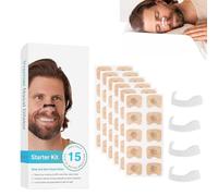 DOOCECIY 64 PCS Anti-Snoring Magnetic Nose Strip, Nasal Strips Breathing for Home Hotel Travel