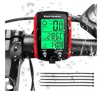 DOOCECIY Bike Speedometer, Wireless Waterproof Backlit Touch Screen GPS Bike Computer with 19 Functions
