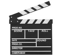 DOOCECIY Clapper Board for Movie/Film/TV, Directors Clapperboard Movie Night Accessories